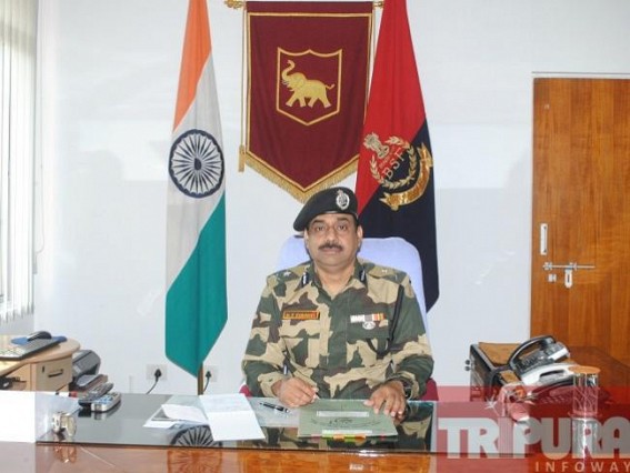 BSF new IG Farooqui assumed charge of Tripura frontier